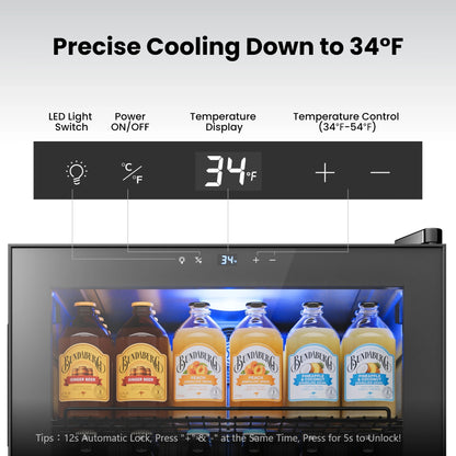 Yeego 155-Can Beverage Fridge