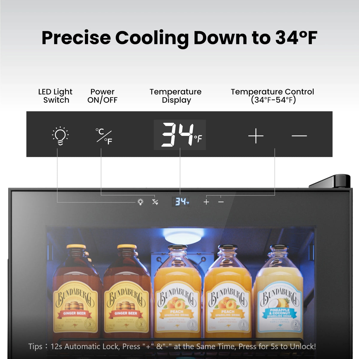 Yeego 130-Can Beverage Fridge