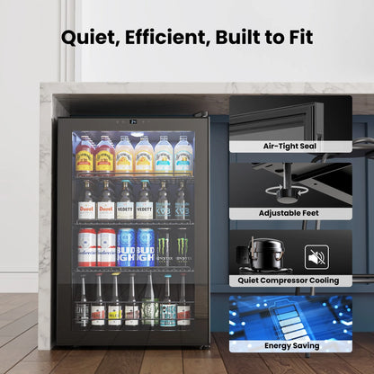 Yeego 155-Can Beverage Fridge