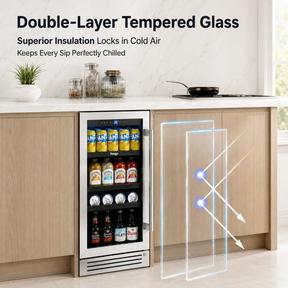 Yeego 15" Beverage Cooler 100 Cans