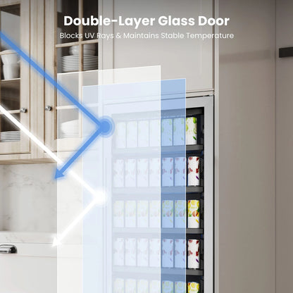 Yeego Tall Beverage Fridges, 238 Cans