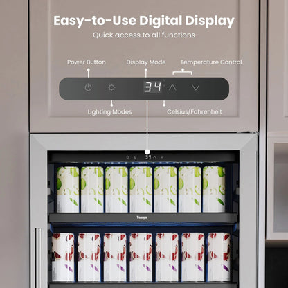 Yeego Tall Beverage Fridges, 238 Cans