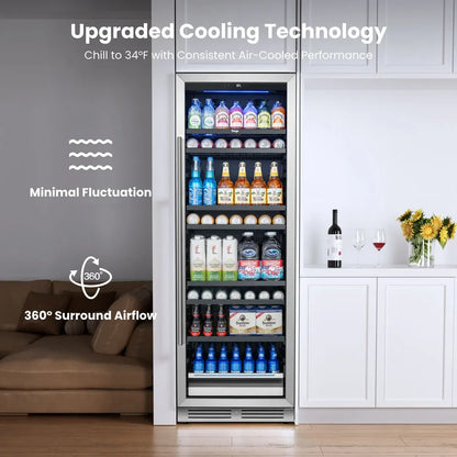 Yeego Tall Beverage Fridges, 378 Cans