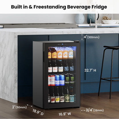 Yeego 130-Can Beverage Fridge