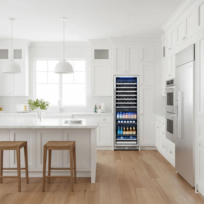 Yeego Large Wine & Beverage Fridge, 77 Bottles and 182 Cans