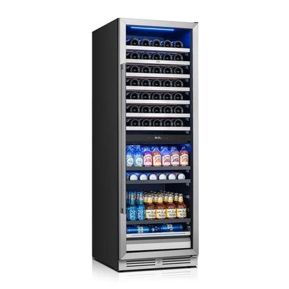 Yeego Large Wine & Beverage Fridge, 77 Bottles and 182 Cans