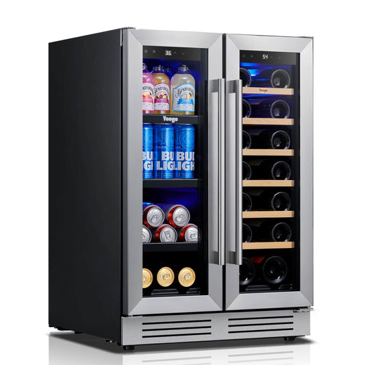 Yeego French Door Wine Beverage Fridge
