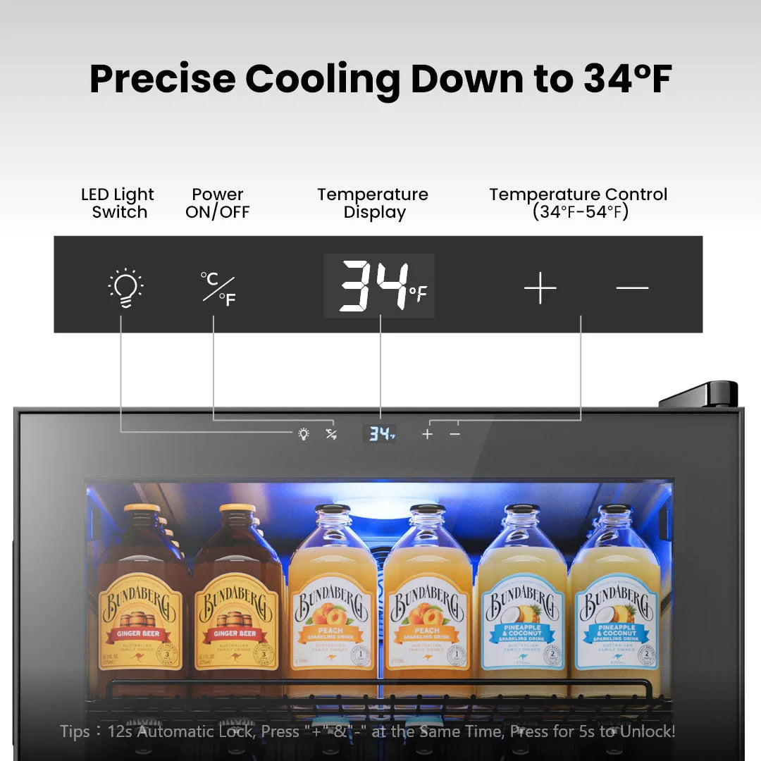 Yeego Freestanding Beverage Cooler