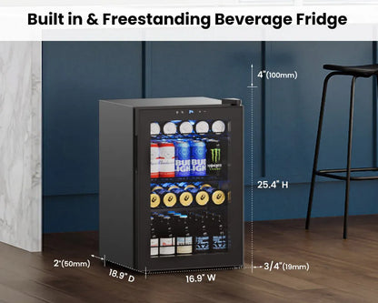 Yeego Freestanding Beverage Cooler