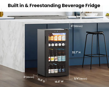 Yeego Freestanding Beverage Cooler