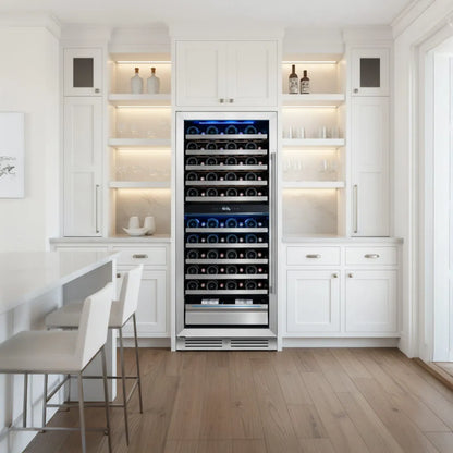 Yeego 24'' Dual Zone Wine Fridge, 89 Bottles