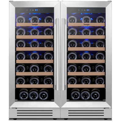 Yeego 30" Wine Fridge Dual Zone 66 Bottles - Yeego Life